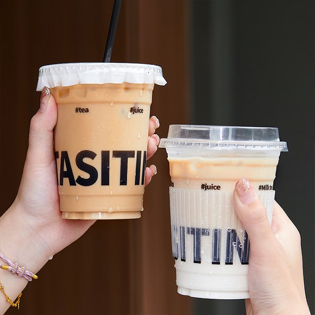 Cold Drink Plastic Cups-Dia 98mm 12 14 16 18 20 24oz PET Plastic Cup