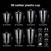 Cold Drink Plastic Cups-Dia 98mm 12 14 16 18 20 24oz PET Plastic Cup