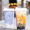Dubble Tea Cups-Dia 90mm 12 14 16 20 24 30oz Hard PP Plastic Cup