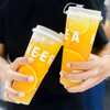 Dubble Tea Cups-Dia 90mm 12 14 16 20 24 30oz Hard PP Plastic Cup