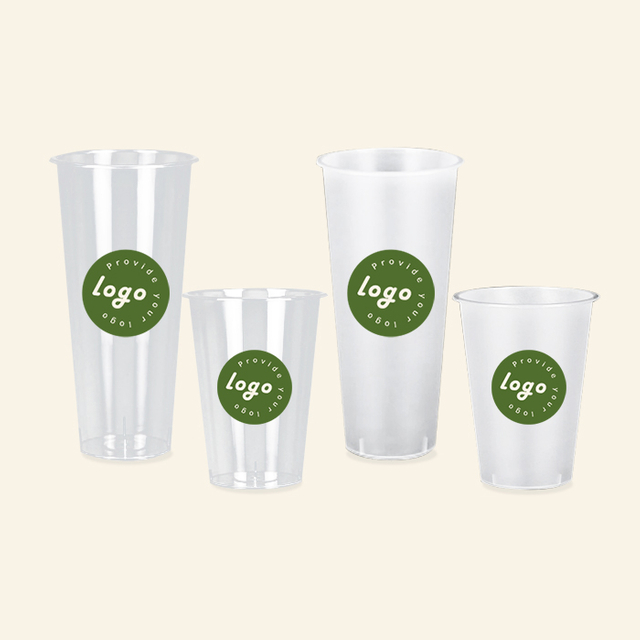 PP injection transparent frosted cup