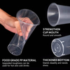 Dubble Tea Cups-Dia 90mm 12 14 16 20 24 30oz Hard PP Plastic Cup